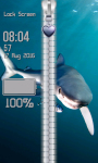 Shark Zipper Lock Screen Best screenshot 4/6