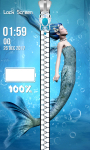 Mermaid Zipper Lock Screen Free screenshot 6/6