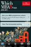 Which MBA? Free 2010-11 from The Economist screenshot 1/1