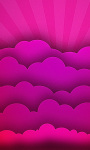 Pink Clouds Live Wallpaper screenshot 1/4
