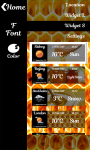 Weather Clock Widget Honey screenshot 4/6