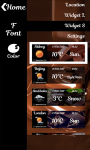 Chocolate Clock And Weather screenshot 4/6