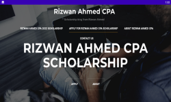 Rizwan Ahmed CPA Scholarship screenshot 4/4