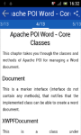 Learn Apache POI Word screenshot 2/3