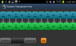 Custom Chord Transposer Add-on screenshot 1/3