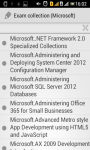 Microsoft exam collection screenshot 1/4