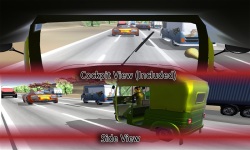 Tuk Tuk Auto Rickshaw Driver 2017 3D screenshot 3/6