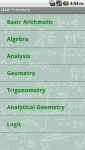 Math Formulary screenshot 1/1