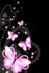 Butterfly Pink Shiny Glitter  A real coloured imag screenshot 1/3
