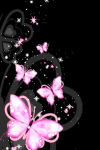 Butterfly Pink Shiny Glitter  A real coloured imag screenshot 2/3