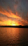 Beautiful sunset over the lake wallpaper HD screenshot 2/3