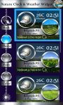 Nature Clock Weather Widget screenshot 4/6