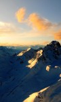 Beautiful Pictures of Sunset Snow Mountain screenshot 1/6