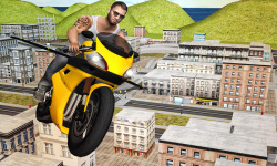 Flying Moto Racer 3d screenshot 2/5