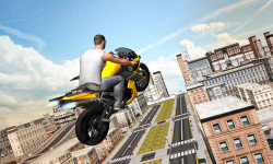Flying Moto Racer 3d screenshot 3/5