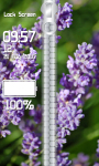 Lavender Zipper Lock Screen screenshot 4/6