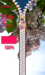 Zipper Lock Screen Blossom screenshot 5/6