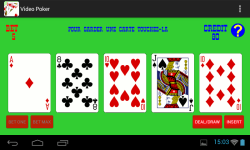Video Poker Jacks or Better by Erpelsoft screenshot 2/4
