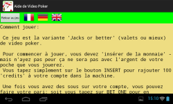 Video Poker Jacks or Better by Erpelsoft screenshot 4/4