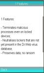 Antivirus Dr Web Light Security screenshot 1/1