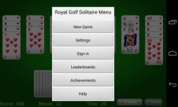Royal Golf Solitaire screenshot 2/3