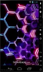 Purple Honeycomb Live Wallpaper screenshot 1/2
