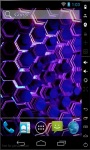 Purple Honeycomb Live Wallpaper screenshot 2/2