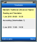 SQA Exam Timetable Builder screenshot 1/1
