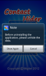 Contact Hider Android screenshot 5/6