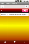 Spanish English Dictionary screenshot 2/4