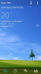 Transparent clock and weather screenshot 3/6