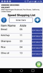 Speed Shopper - Shopping List That Saves You Time screenshot 1/4
