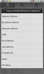 IP Network Calculator for Android screenshot 2/4
