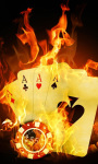 Poker Card on Fire Live Wallpaper screenshot 1/3