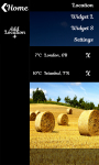 Golden Hay Bales Clock Widget screenshot 2/6