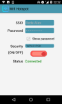 Wifi Hotspot router is an application screenshot 1/6