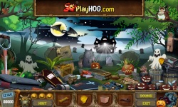 Free Hidden Object Games - Haunted Cemetery screenshot 3/4