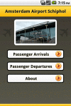 Schiphol Amsterdam Airport Flight Info screenshot 1/1