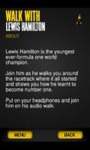 Walk with Lewis Hamilton Lite screenshot 1/3