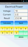 Electrical Calculator Free screenshot 2/4