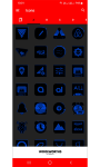 Black and Blue Icon Pack Free screenshot 5/6