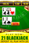 FREE BlackJack - Real Casino 21 Game screenshot 1/1