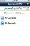 Journals@LWW screenshot 1/1