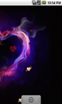 Fire Heart Love Live Wallpaper screenshot 3/5