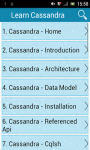 Learn Cassandra screenshot 1/3