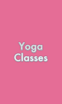 Yoga classes app screenshot 1/3