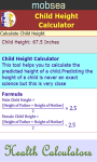 Child Height Calculator v-1 screenshot 3/3