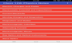 Class 12th Physics Notes screenshot 2/3