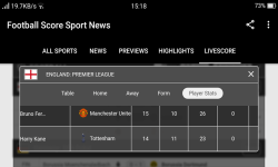 Football Score Sports News screenshot 3/6