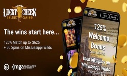 Lucky Creek Online Casino screenshot 1/6